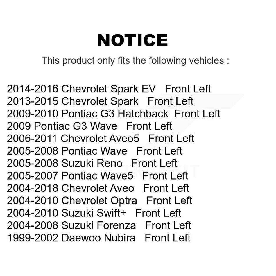 Front Left (Driver Side) Disc Brake Caliper SLC-19B2810 For Chevrolet Aveo Spark Suzuki Forenza Aveo5 Reno EV Pontiac G3 Daewoo Nubira Wave Wave5 Optra Swift+