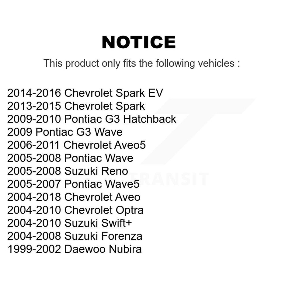 Front Right Brake Caliper SLC-19B2811 For Chevrolet Aveo Pontiac Aveo5 Wave Spark G3 Optra Suzuki EV