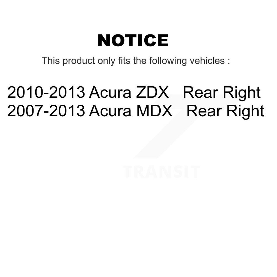 Rear Right (Passenger Side) Disc Brake Caliper SLC-19B3238 For Acura MDX ZDX