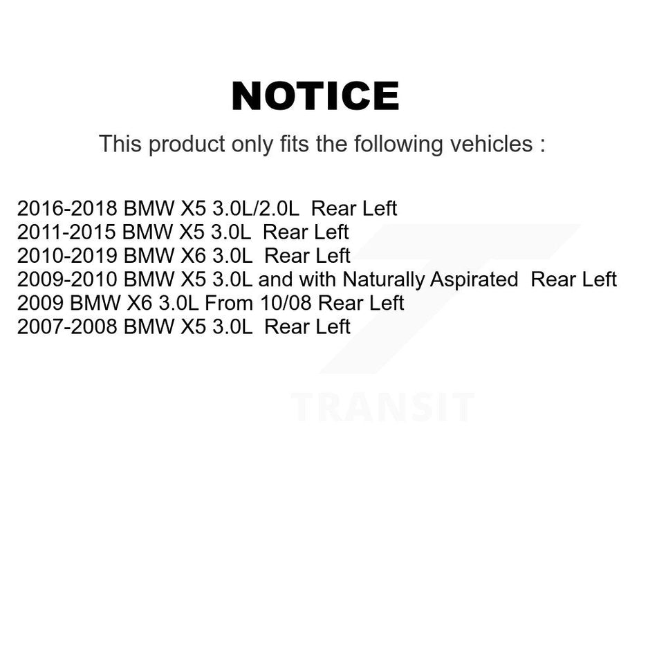 Rear Left (Driver Side) Disc Brake Caliper SLC-19B3331 For BMW X5 X6