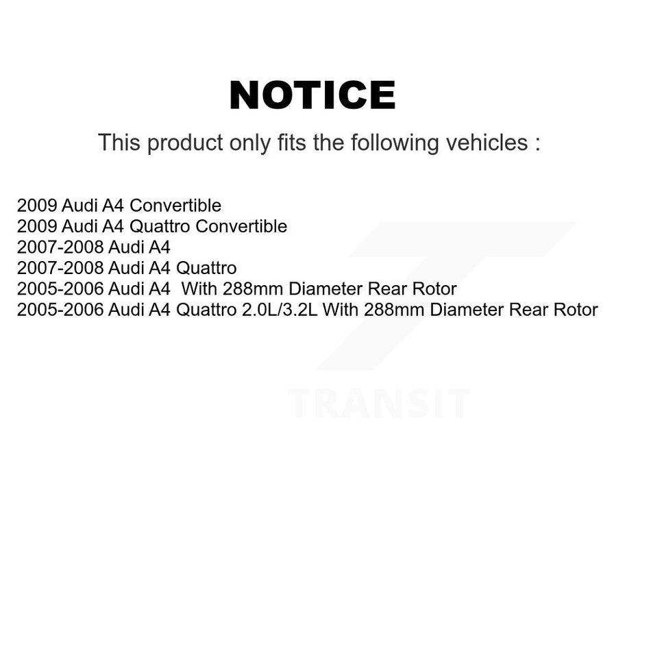 Rear Right Disc Brake Caliper SLC-19B3414 For Audi A4 Quattro