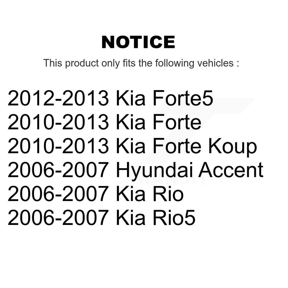 Rear Right Disc Brake Caliper SLC-19B3476 For Kia Forte Hyundai Accent Koup Forte5 Rio5 Rio