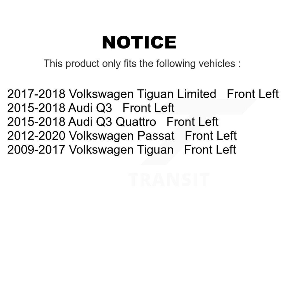 Front Left (Driver Side) Disc Brake Caliper SLC-19B6156 For Volkswagen Passat Tiguan Audi Q3 Quattro Limited