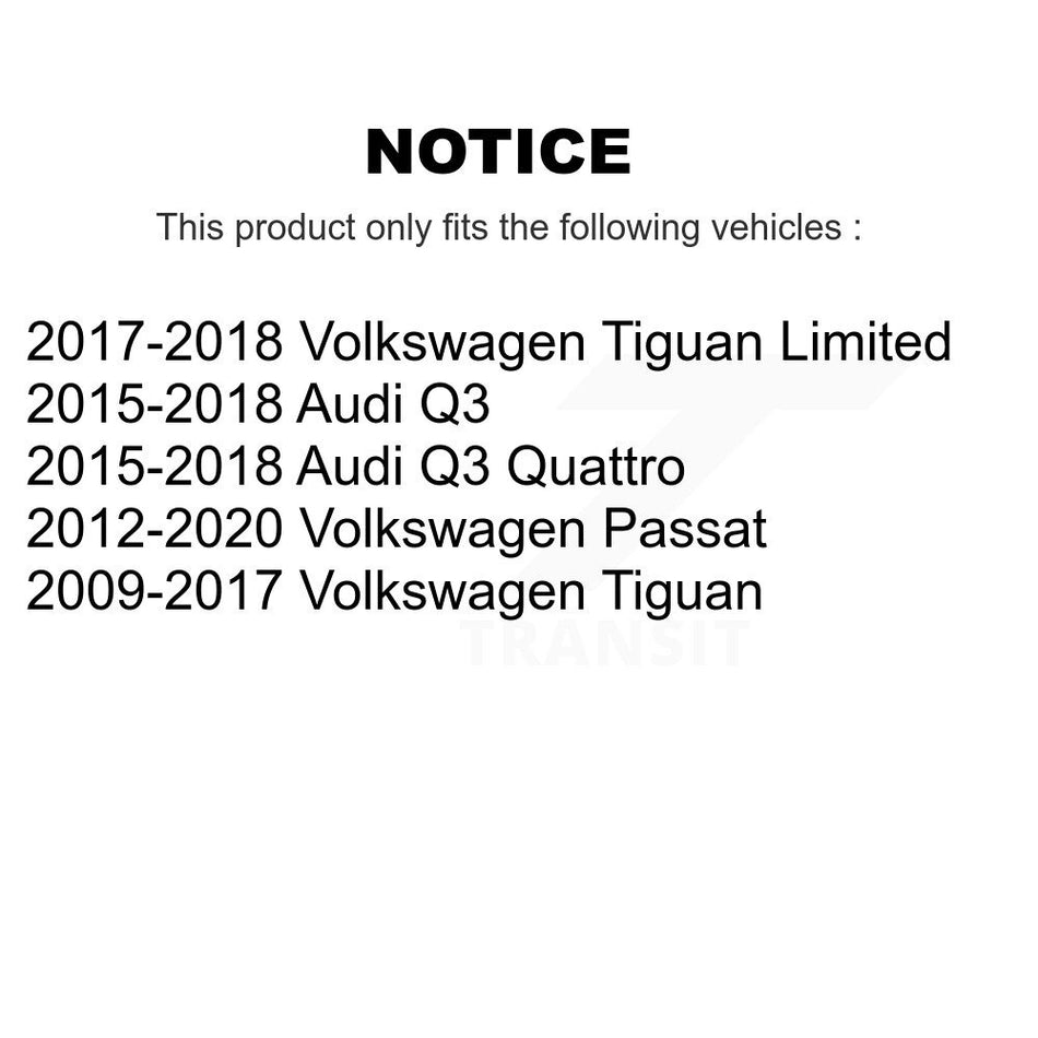 Front Left Disc Brake Caliper SLC-19B6156 For Volkswagen Tiguan Passat Audi Q3 Quattro Limited