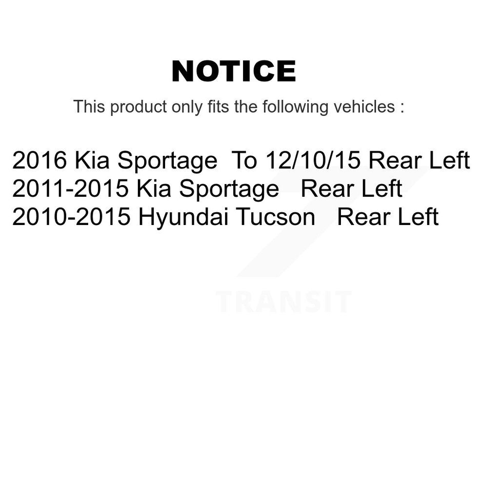 Rear Left (Driver Side) Disc Brake Caliper SLC-19B6390 For Hyundai Tucson Kia Sportage