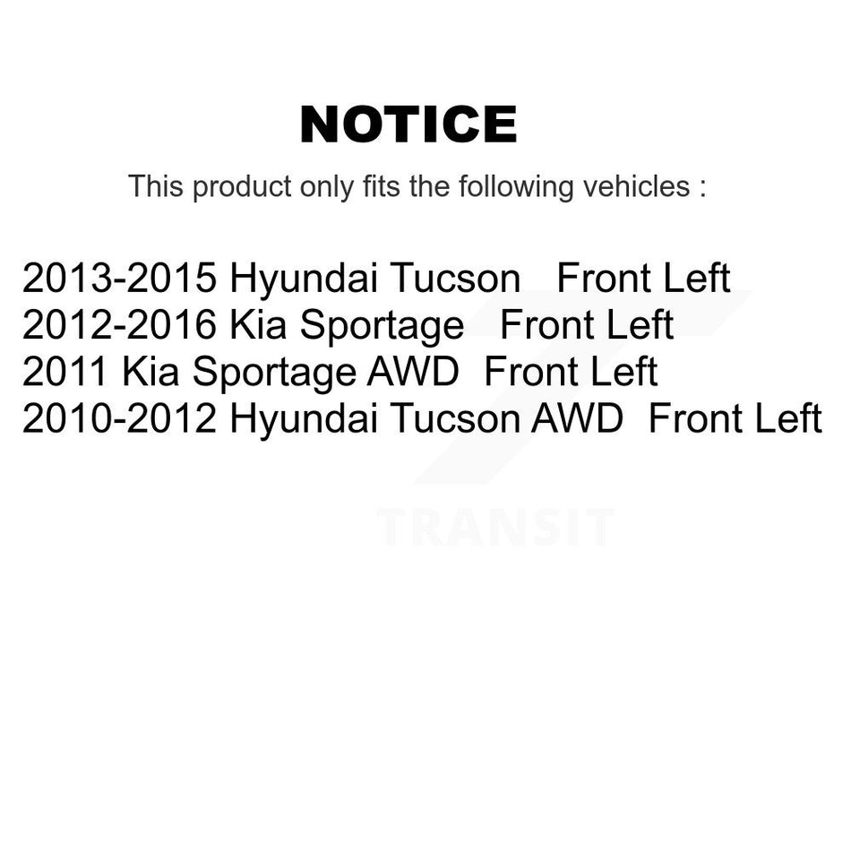 Front Left (Driver Side) Disc Brake Caliper SLC-19B6402 For Hyundai Tucson Kia Sportage