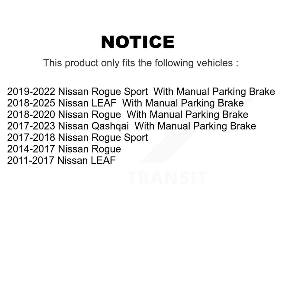 Rear Right Disc Brake Caliper SLC-19B6697 For Nissan Rogue Sport Qashqai LEAF