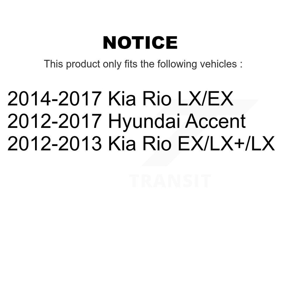 Front Left Disc Brake Caliper SLC-19B6794 For Hyundai Accent Kia Rio