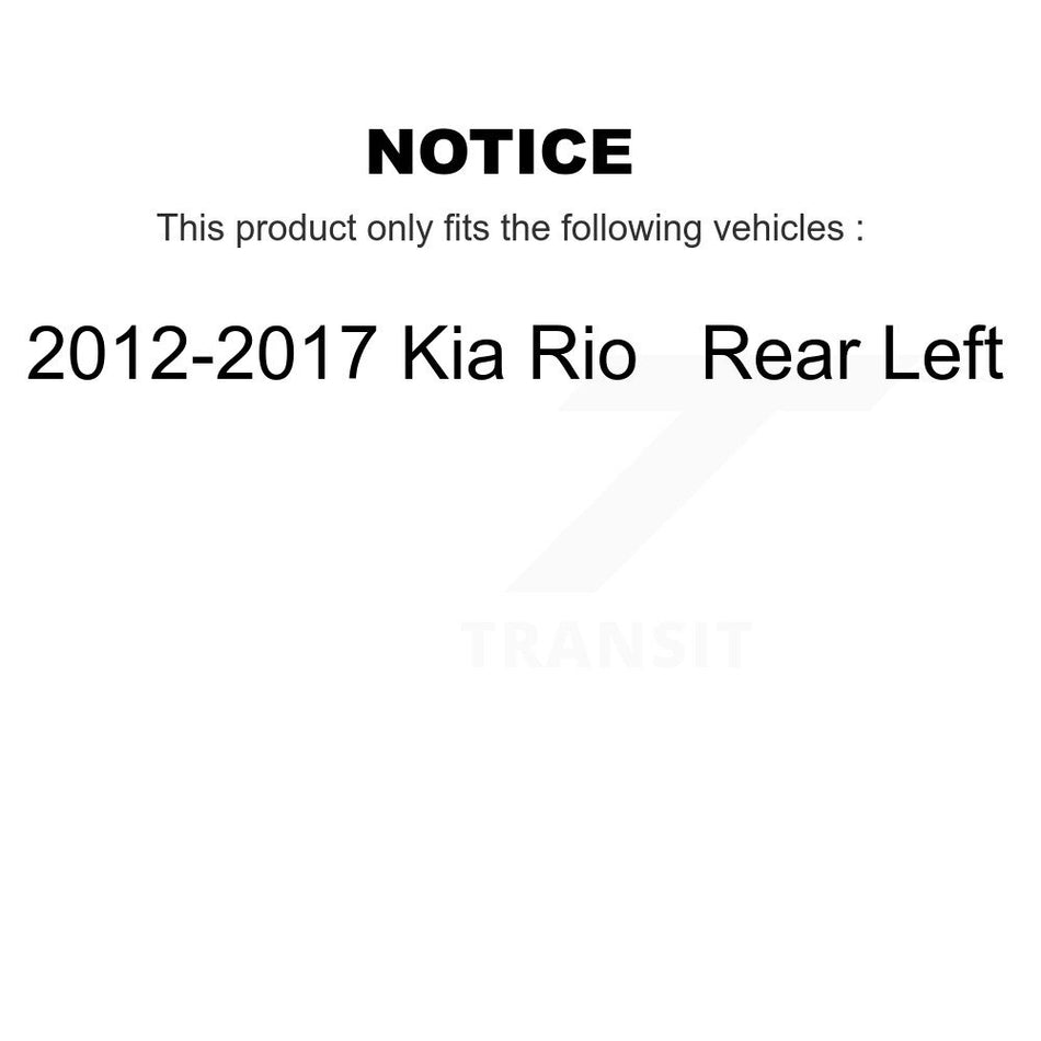 Rear Left (Driver Side) Disc Brake Caliper SLC-19B6811 For 2012-2017 Kia Rio