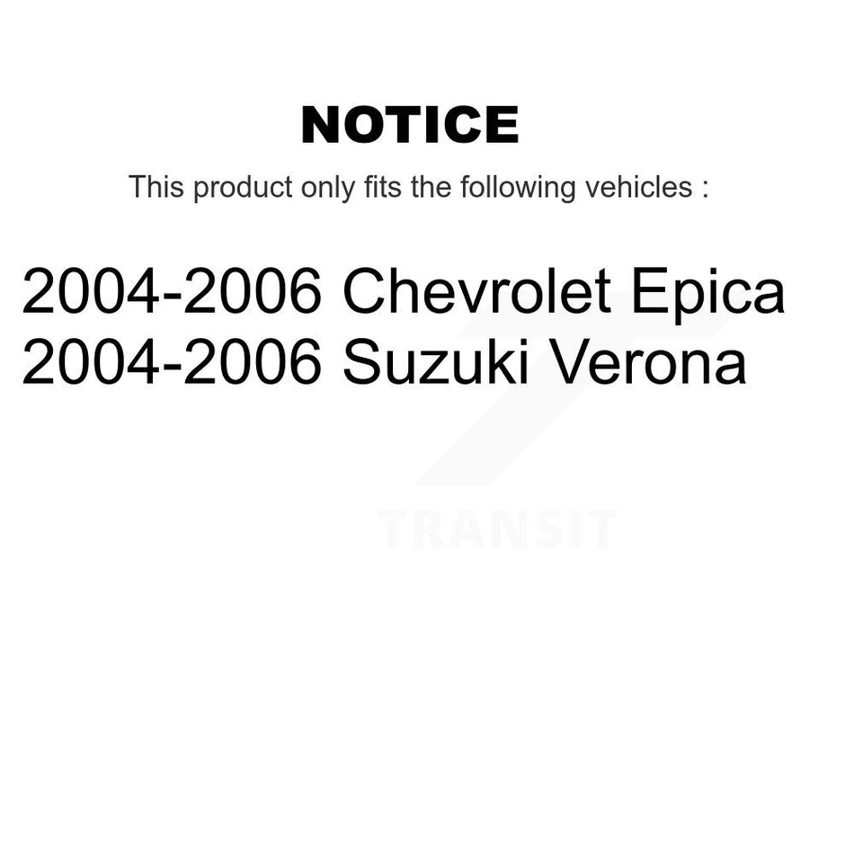 Front Ceramic Disc Brake Pads TEC-1031 For 2004-2006 Suzuki Verona Chevrolet Epica