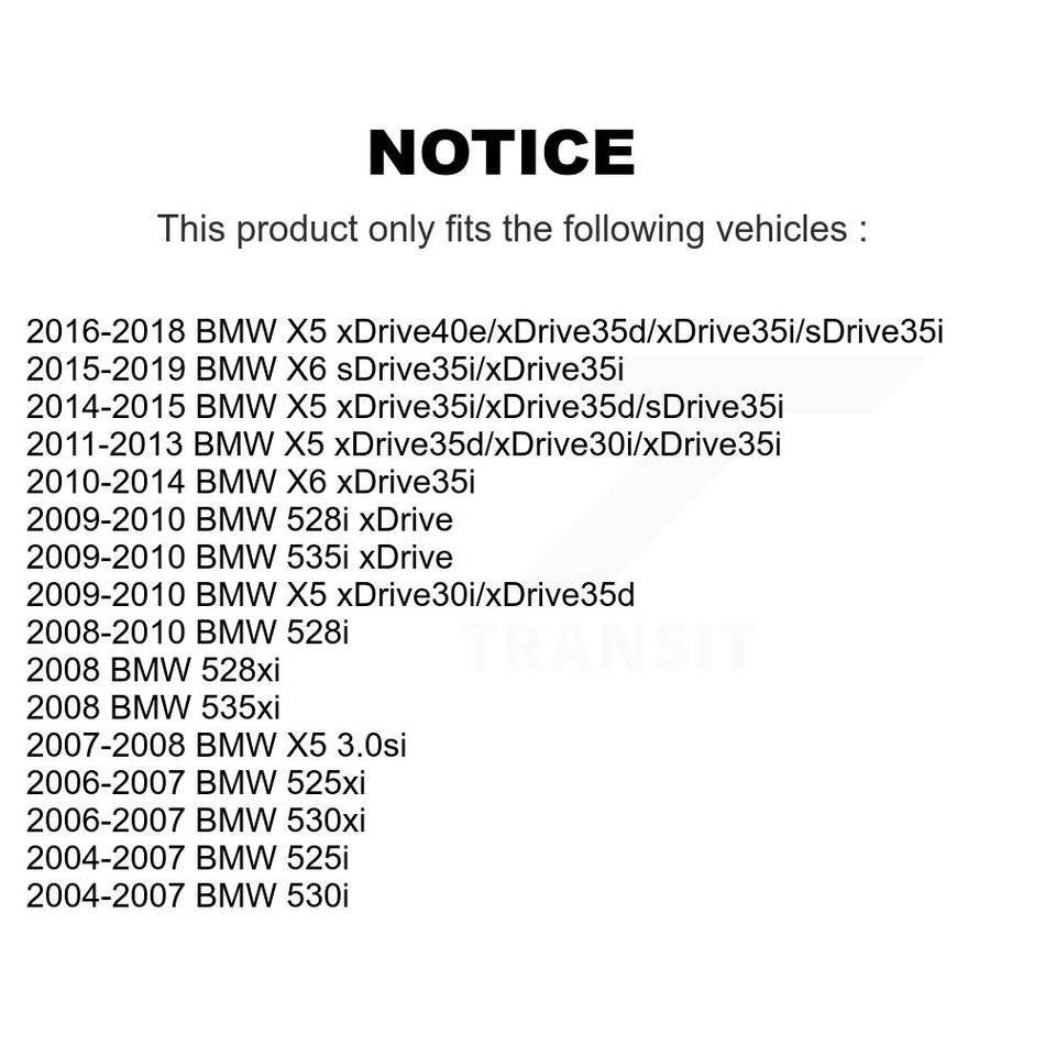 Rear Ceramic Disc Brake Pads TEC-1042 For BMW X5 X6 530i 530xi 528i xDrive 525i 535i 535xi 528xi