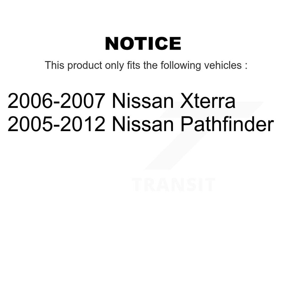 Rear Ceramic Disc Brake Pads TEC-1101 For Nissan Pathfinder Xterra