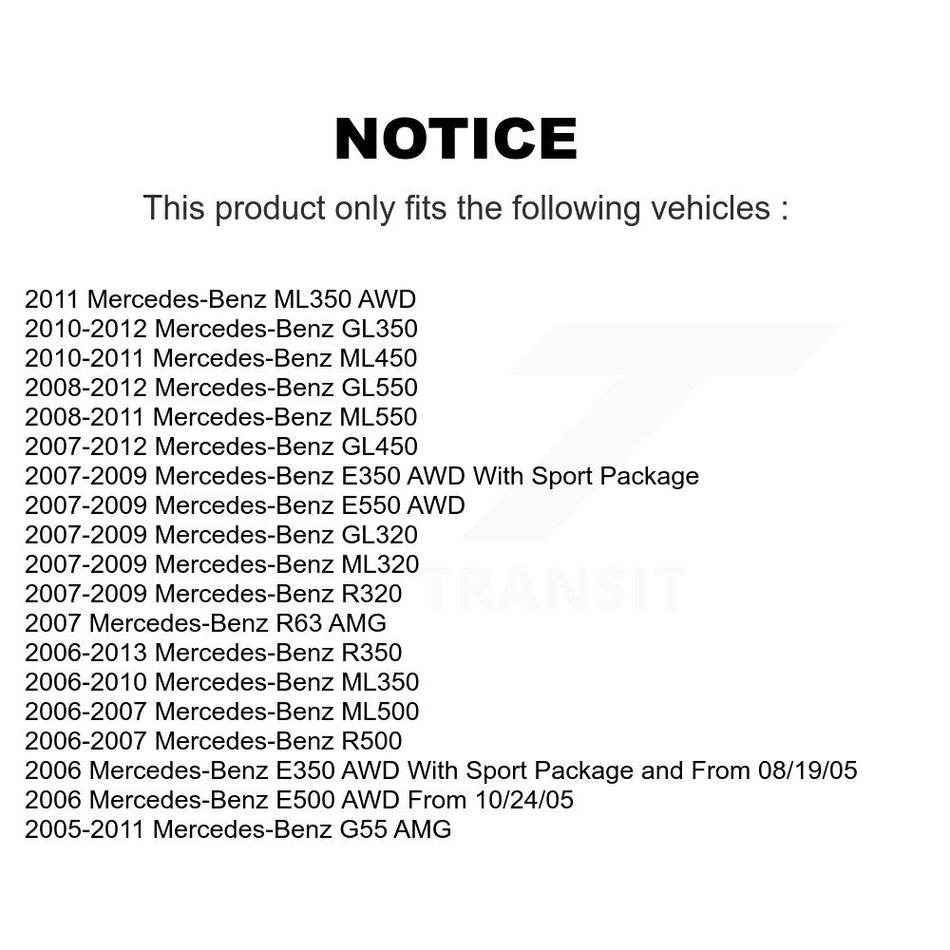 Front Ceramic Disc Brake Pads TEC-1123 For Mercedes-Benz E350 ML350 GL450 R350 GL550 ML500 ML320 GL350 E550 ML550 GL320 E500 R500 R320 G55 AMG ML450 R63