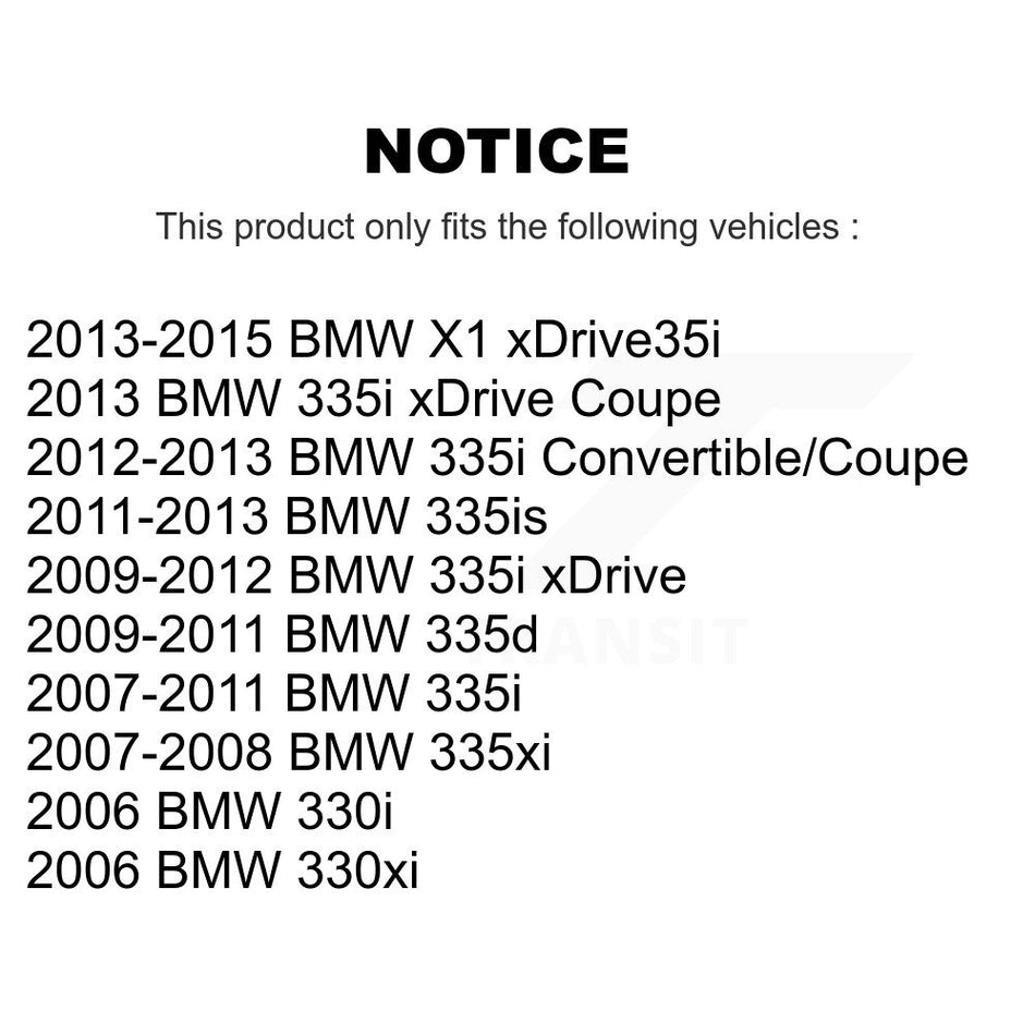 Rear Ceramic Disc Brake Pads TEC-1170 For BMW X1 335i xDrive 335xi 330i 330xi 335is 335d