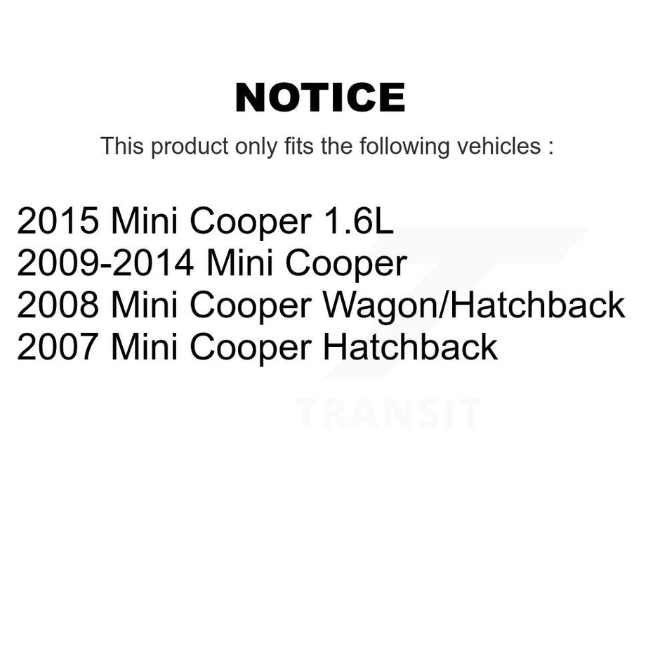 Rear Ceramic Disc Brake Pads TEC-1309 For Mini Cooper