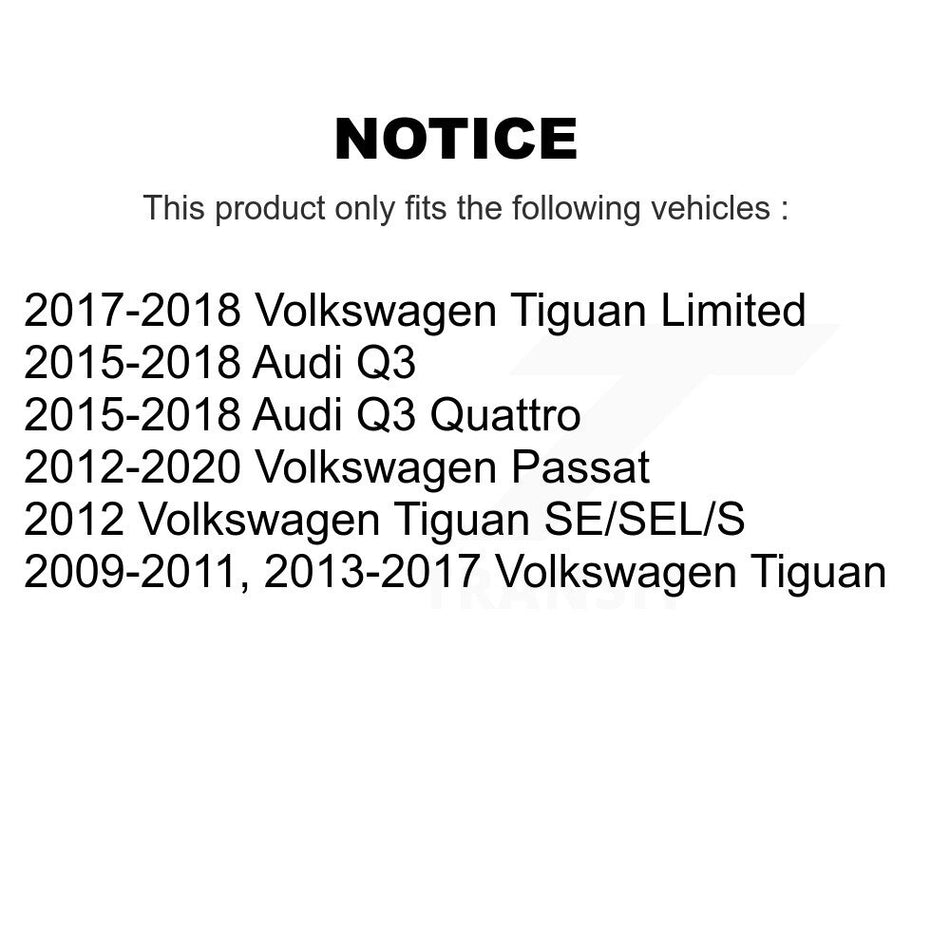 Front Ceramic Disc Brake Pads TEC-1375 For Volkswagen Tiguan Passat Audi Q3 Quattro Limited