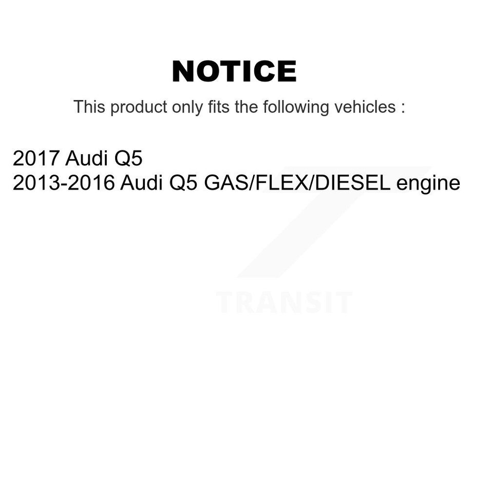Front Ceramic Disc Brake Pads TEC-1663 For Audi Q5
