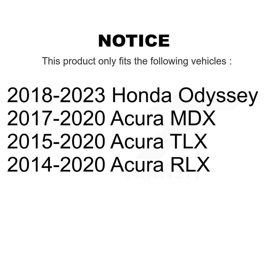 Rear Ceramic Disc Brake Pads TEC-1698 For Acura Honda Odyssey TLX MDX RLX