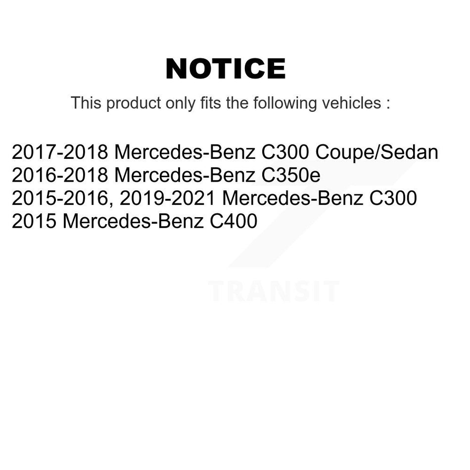 Rear Ceramic Disc Brake Pads TEC-1795 For Mercedes-Benz C300 C400 C350e