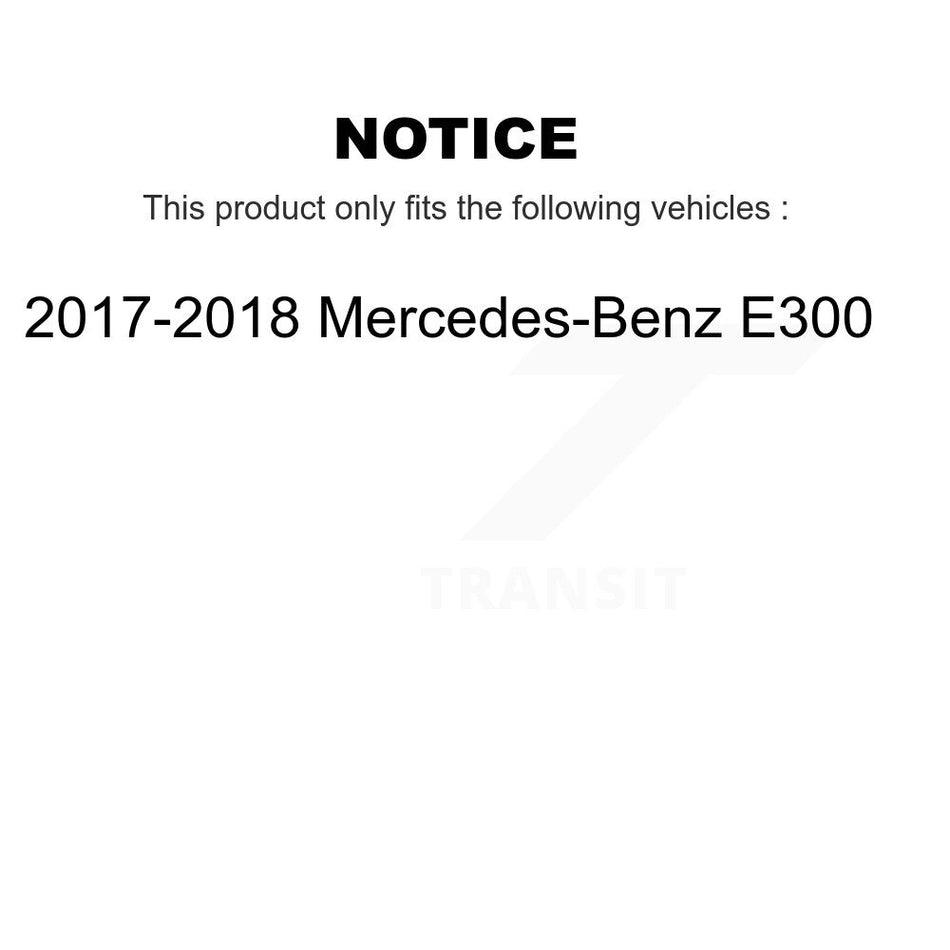 Rear Ceramic Disc Brake Pads TEC-1936 For 2017-2018 Mercedes-Benz E300