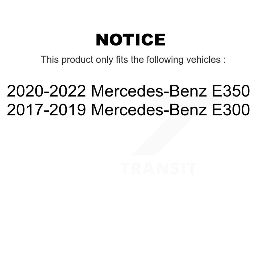 Rear Ceramic Disc Brake Pads TEC-1936 For Mercedes-Benz E300 E350