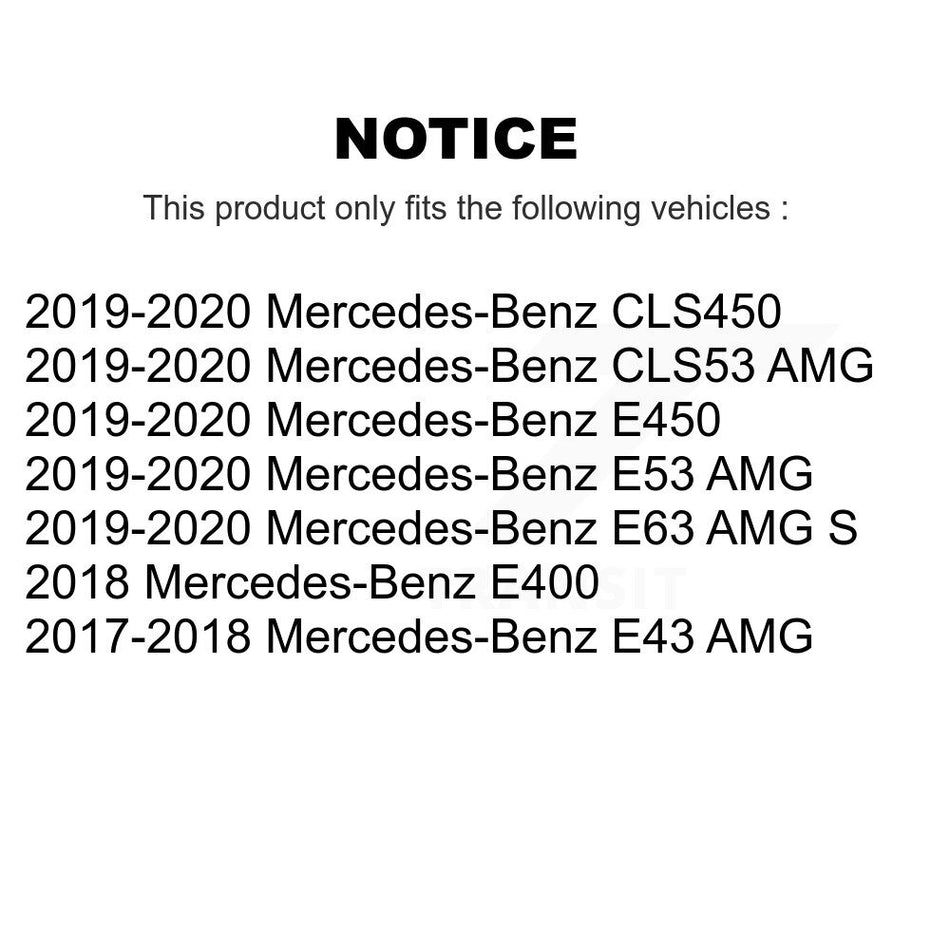 Rear Ceramic Disc Brake Pads TEC-2047 For Mercedes-Benz E400 E450 CLS450 E43 AMG E53 E63 S CLS53