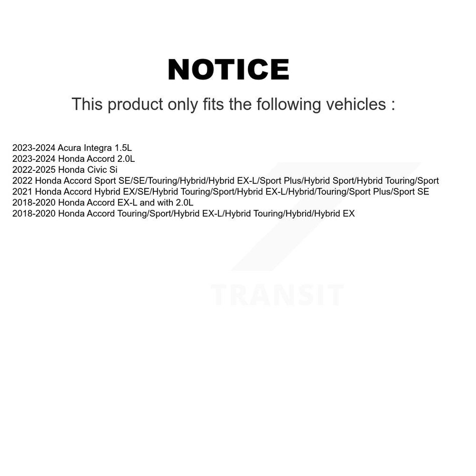 Front Ceramic Disc Brake Pads TEC-2115 For Honda Civic Accord Acura Integra