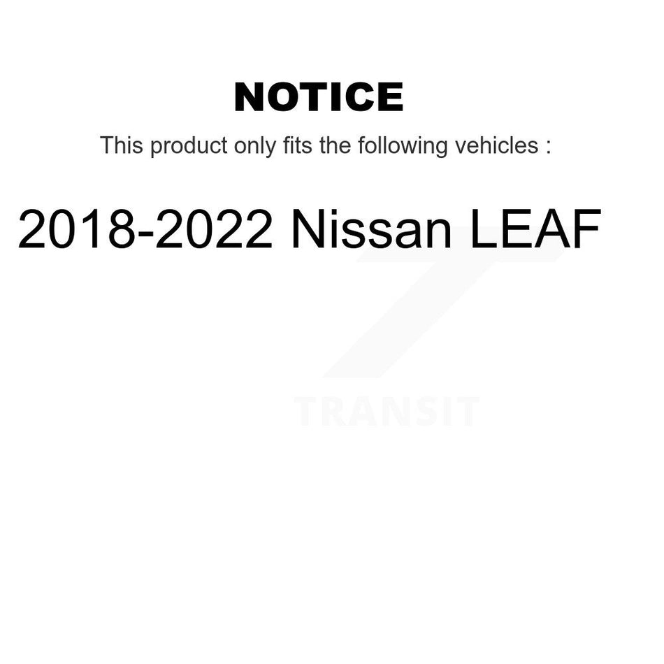 Front Ceramic Disc Brake Pads TEC-2138 For 2018-2022 Nissan LEAF