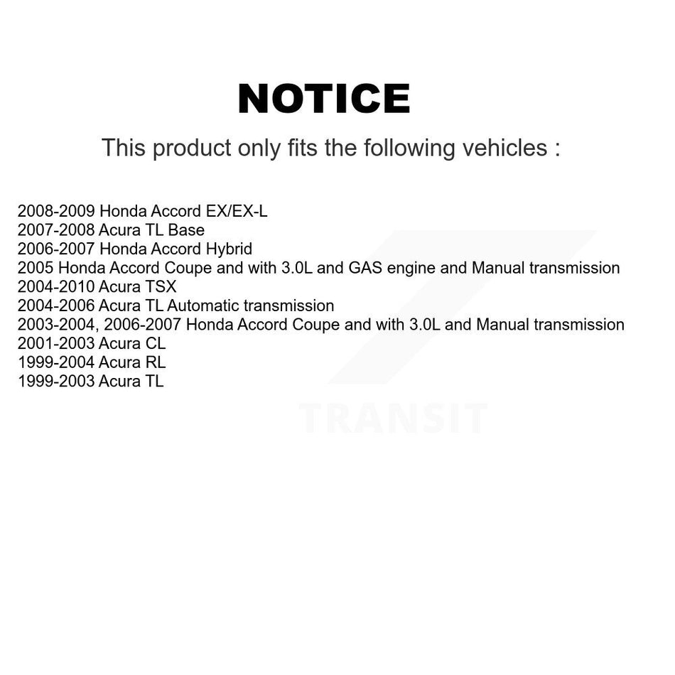 Front Ceramic Disc Brake Pads TEC-787 For Honda Accord Acura TL TSX CL RL