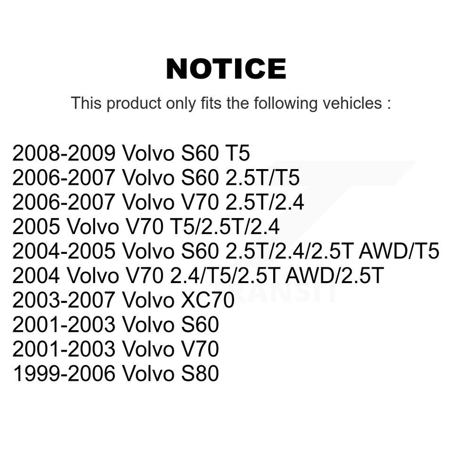 Front Ceramic Disc Brake Pads TEC-794 For Volvo S60 XC70 V70 S80