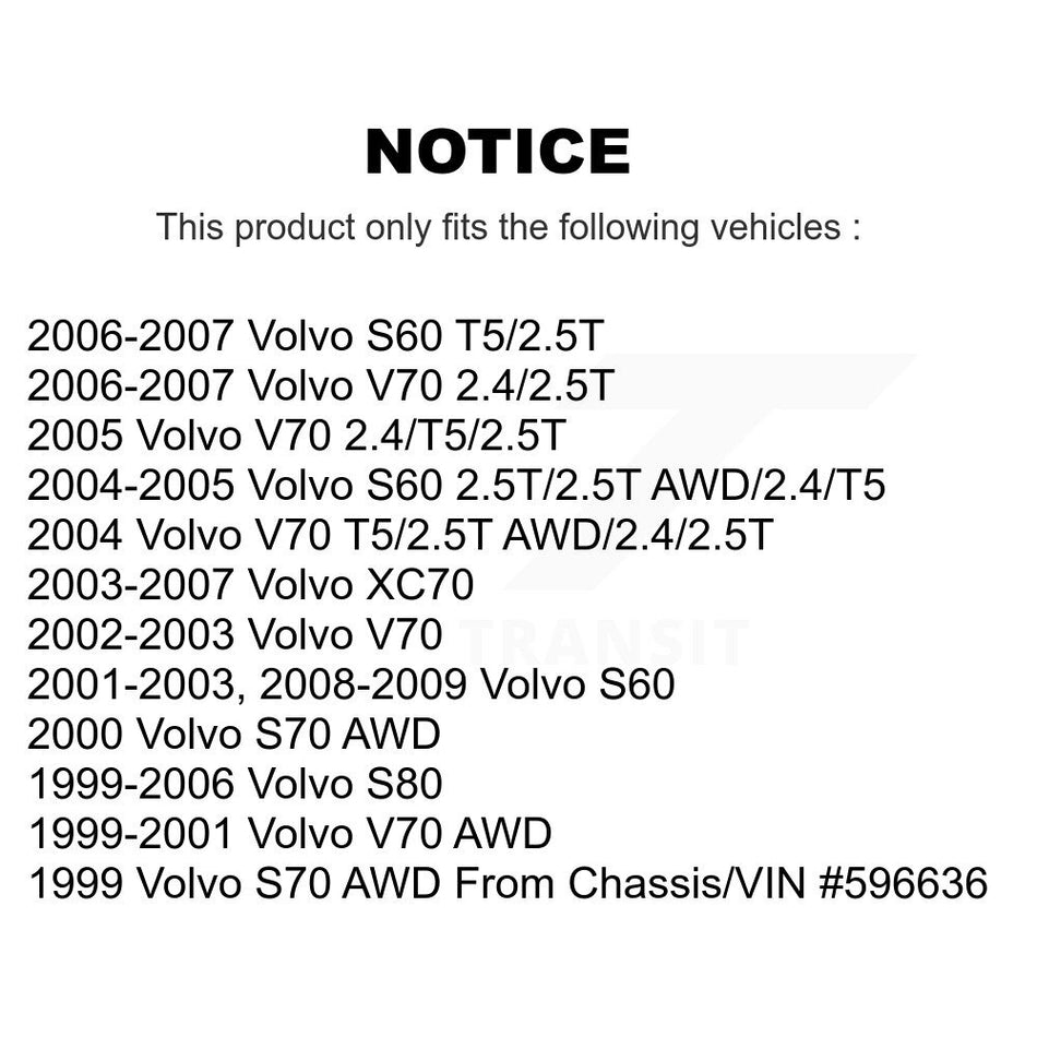 Rear Ceramic Disc Brake Pads TEC-795 For Volvo S60 XC70 V70 S80 S70