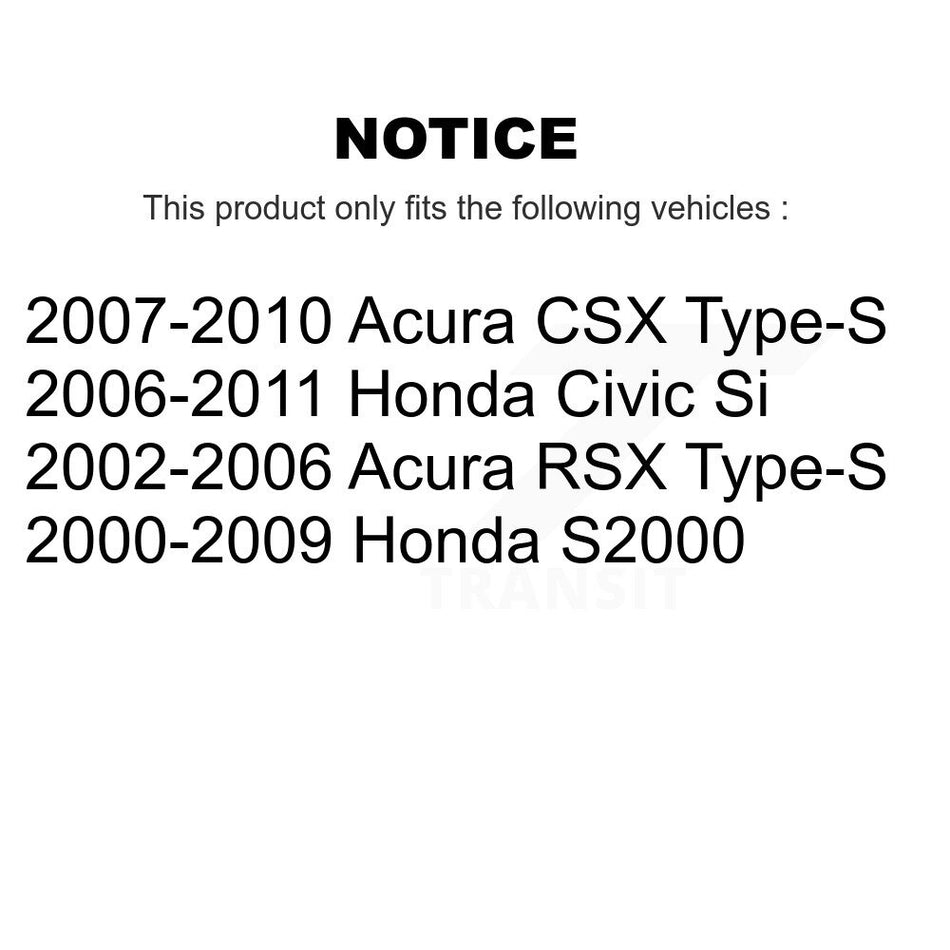 Front Ceramic Disc Brake Pads TEC-829 For Honda Civic Acura RSX S2000 CSX