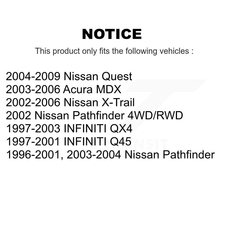 Front Ceramic Disc Brake Pads TEC-855 For Nissan Pathfinder Acura MDX Quest INFINITI QX4 Q45 X-Trail