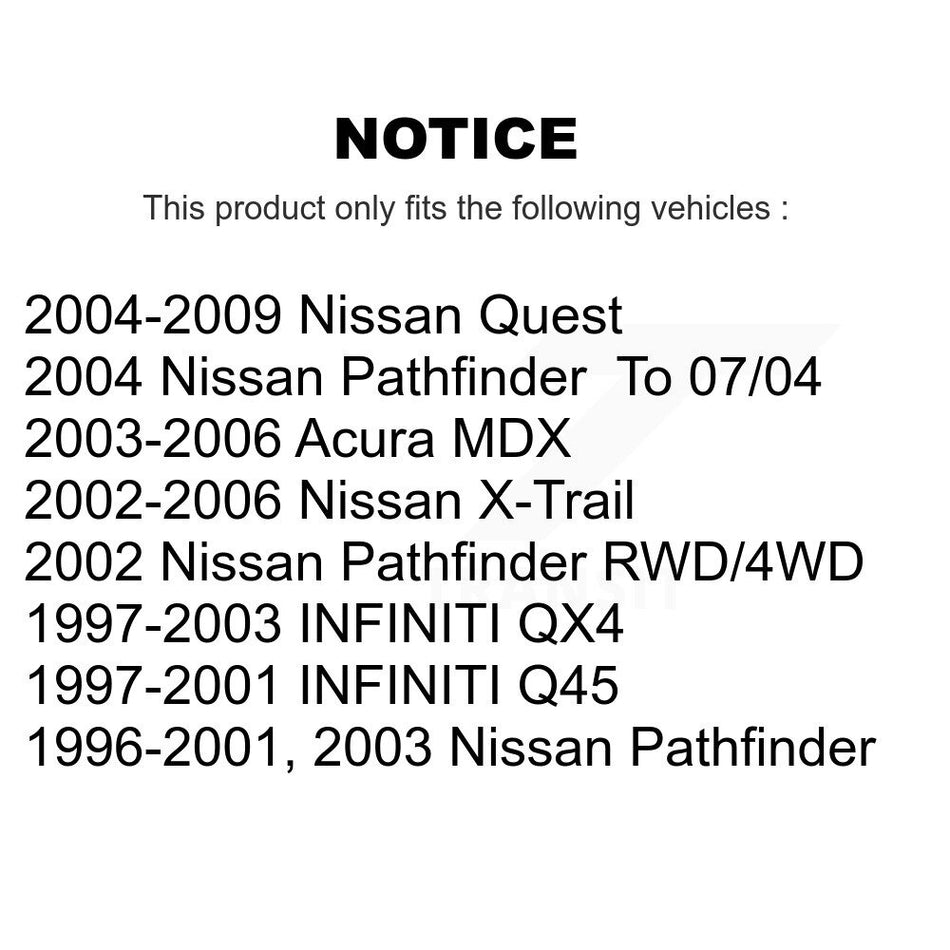 Front Ceramic Disc Brake Pads TEC-855 For Nissan X-Trail Pathfinder Acura MDX Quest INFINITI QX4 Q45