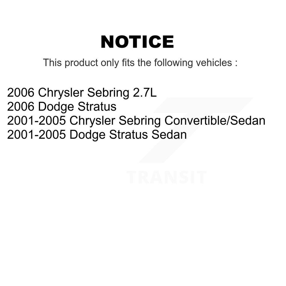 Front Ceramic Disc Brake Pads TEC-869 For Chrysler Sebring Dodge Stratus