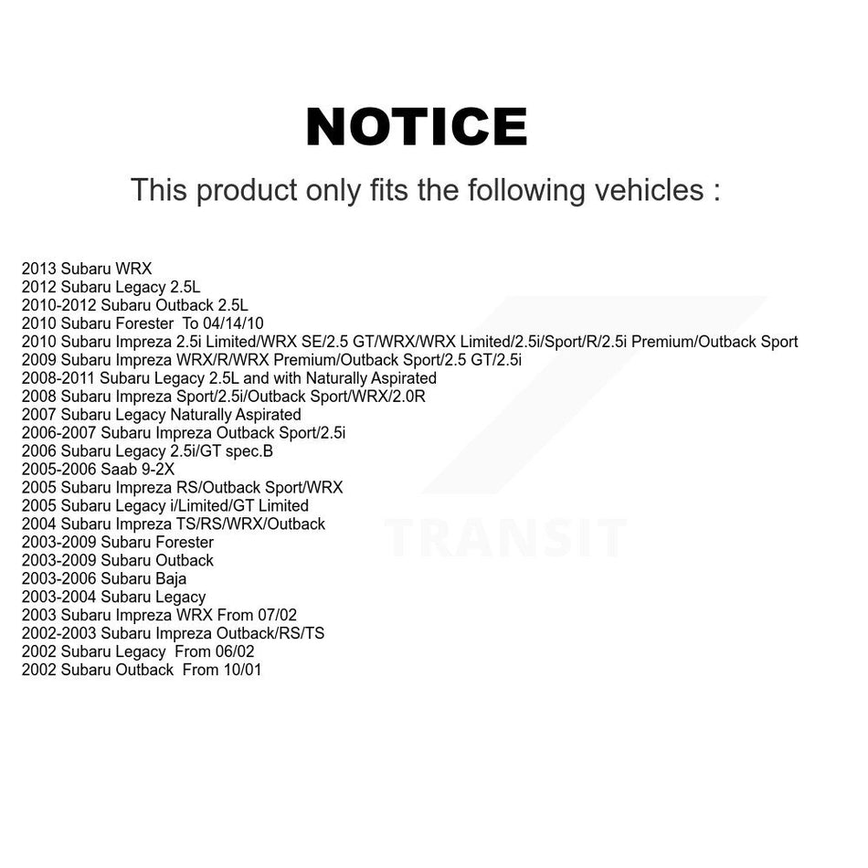 Front Ceramic Disc Brake Pads TEC-929 For Subaru Outback Impreza Forester Legacy Baja Saab 9-2X WRX