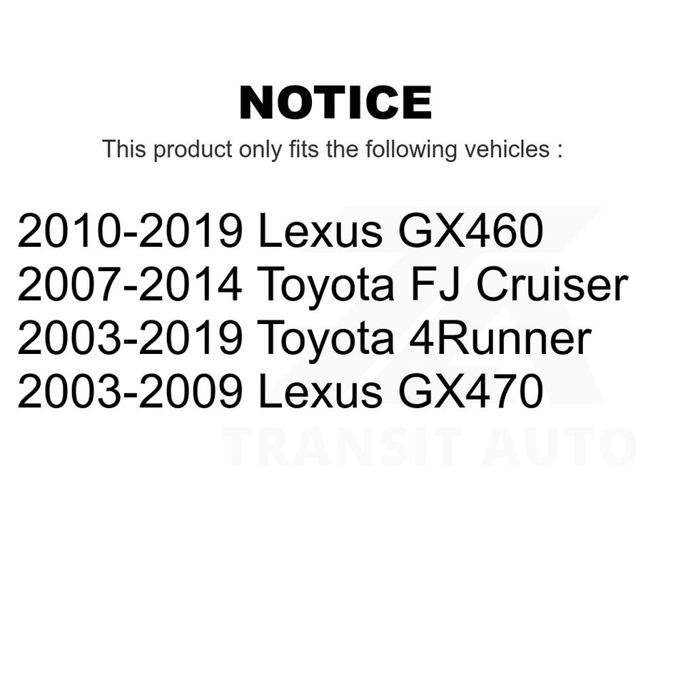 Front Left Upper Suspension Control Arm Ball Joint Assembly TOR-CK620064 For Toyota 4Runner Lexus GX460 FJ Cruiser GX470