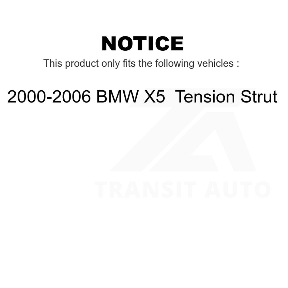 Front Left Lower Forward Suspension Control Arm TOR-CK620115 For 2000-2006 BMW X5 Tension Strut