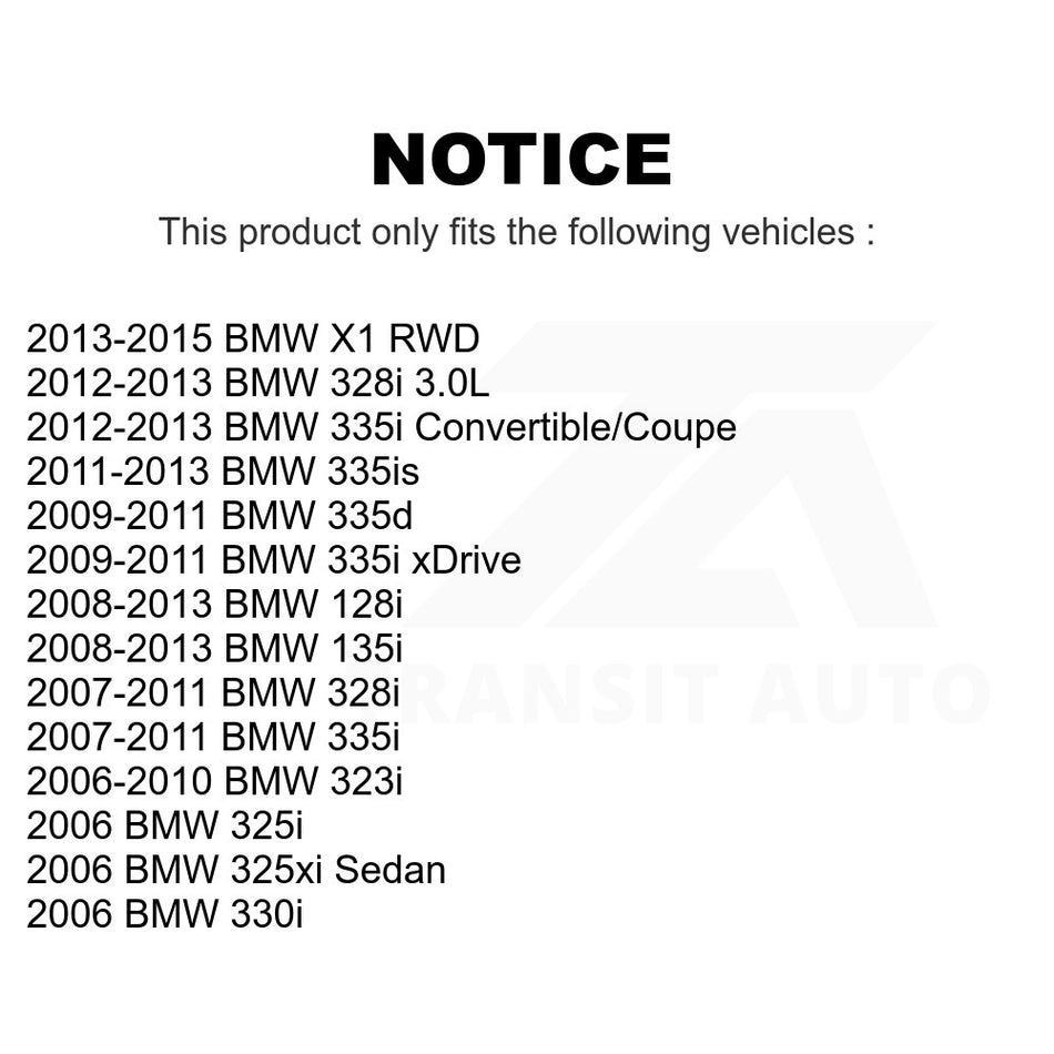 Front Right Lower Rearward Suspension Control Arm Ball Joint Assembly TOR-CK620130 For BMW 328i 335i X1 325i 128i 330i xDrive 135i 325xi 335d 335is 323i