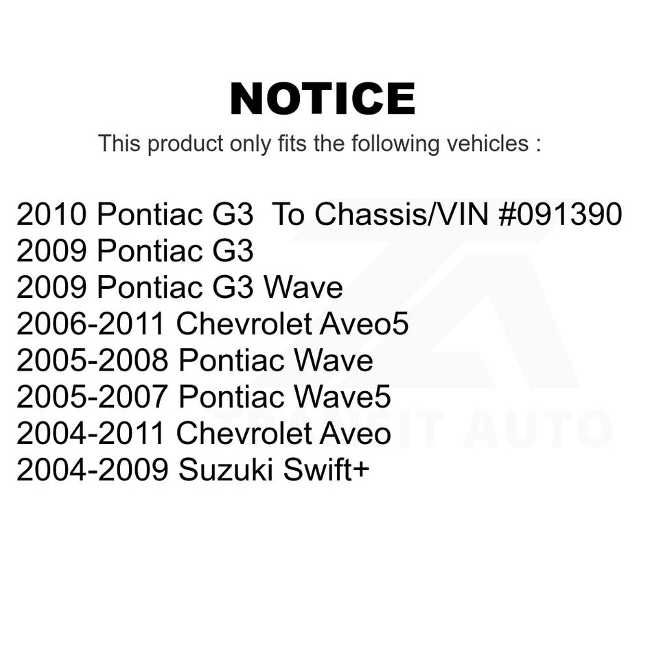 Front Right Lower Suspension Control Arm Ball Joint Assembly TOR-CK620165 For Chevrolet Aveo Aveo5 Pontiac G3 Suzuki Wave Wave5 Swift+