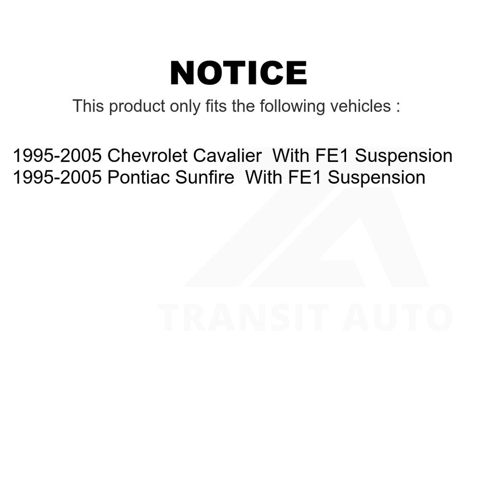 Front Left Lower Suspension Control Arm Ball Joint Assembly TOR-CK620271 For 1995-2005 Chevrolet Cavalier Pontiac Sunfire With FE1