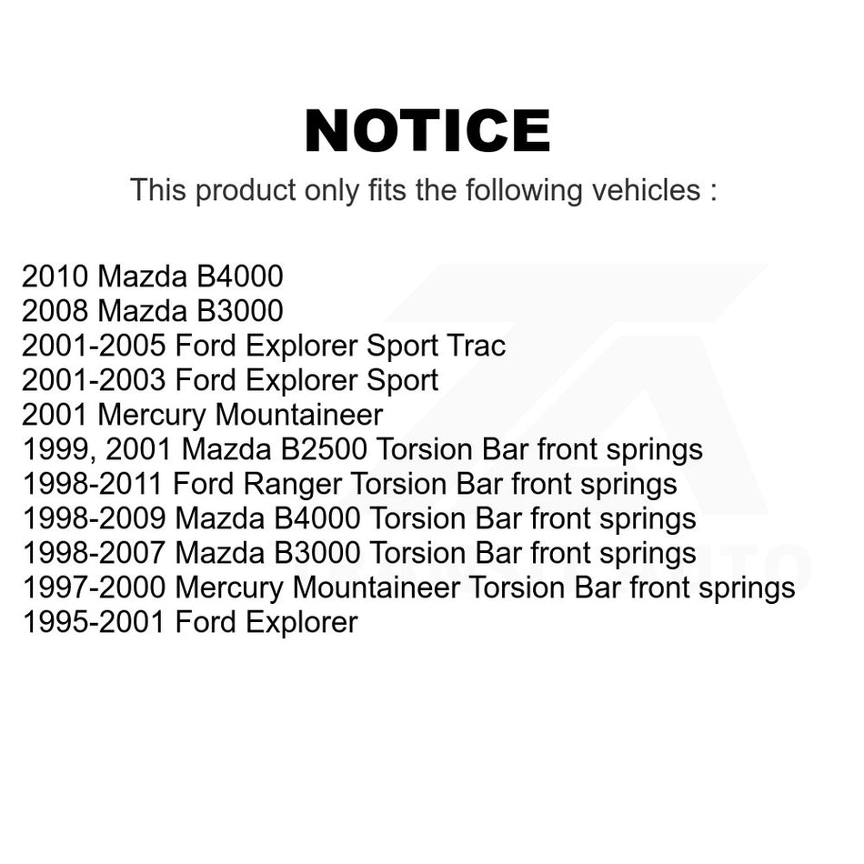 Front Left Lower Suspension Control Arm Ball Joint Assembly TOR-CK620319 For Ford Ranger Explorer Sport Trac Mazda Mercury Mountaineer B3000 B4000 B2500