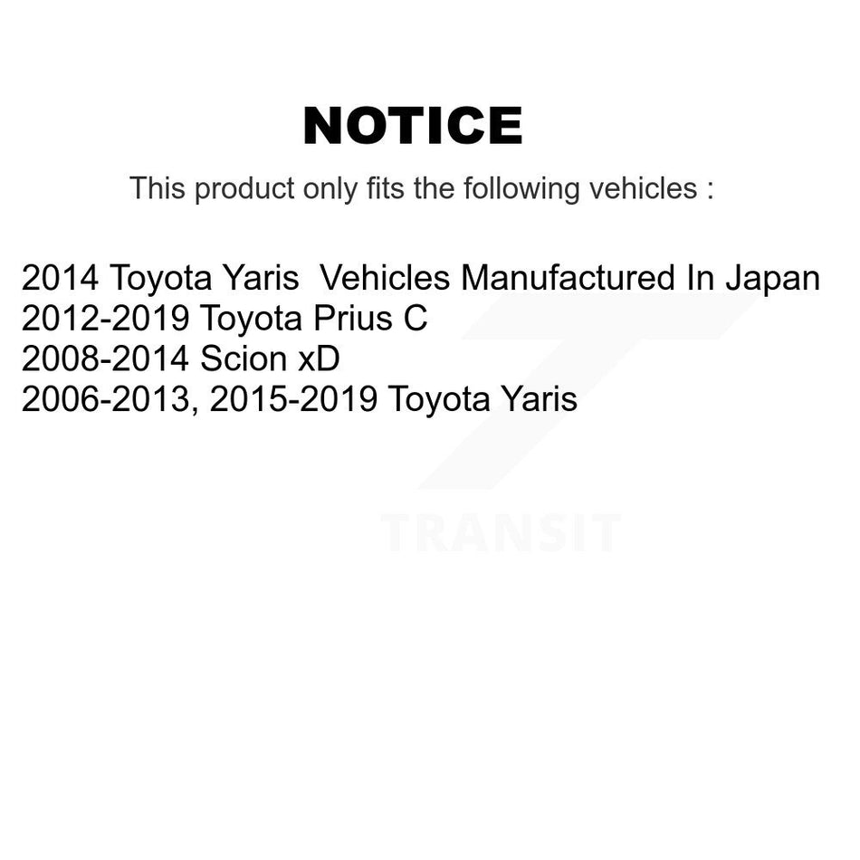 Front Left Lower Suspension Control Arm Ball Joint Assembly TOR-CK620572 For Toyota Yaris Prius C xD