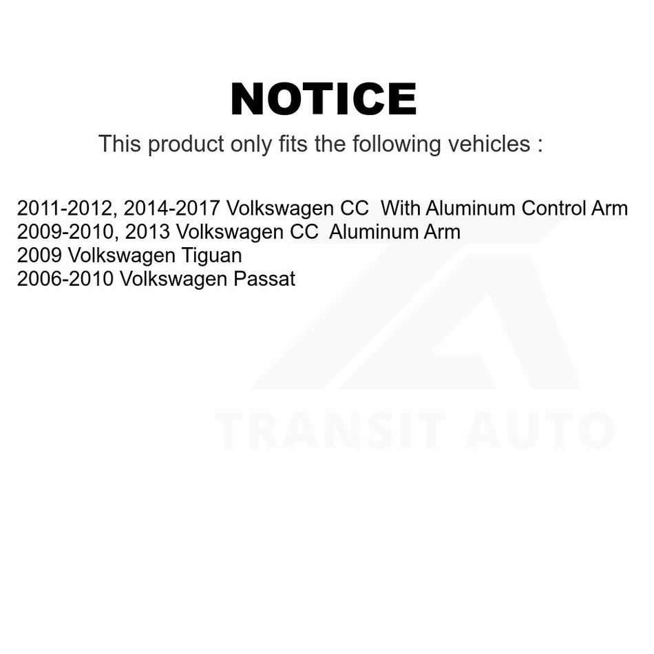 Front Left Lower Suspension Control Arm Ball Joint Assembly TOR-CK620589 For Volkswagen CC Passat Tiguan