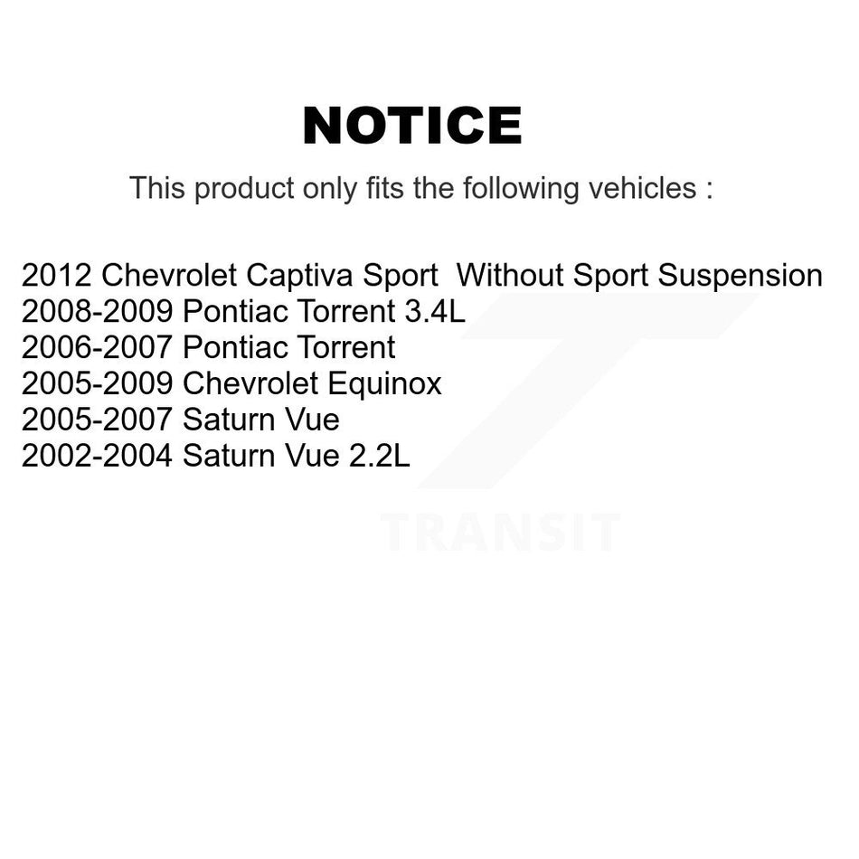 Front Left Lower Suspension Control Arm Ball Joint Assembly TOR-CK621129 For Chevrolet Equinox Vue