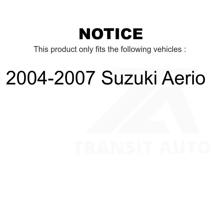 Front Right Lower Suspension Control Arm Ball Joint Assembly TOR-CK621296 For 2004-2007 Suzuki Aerio