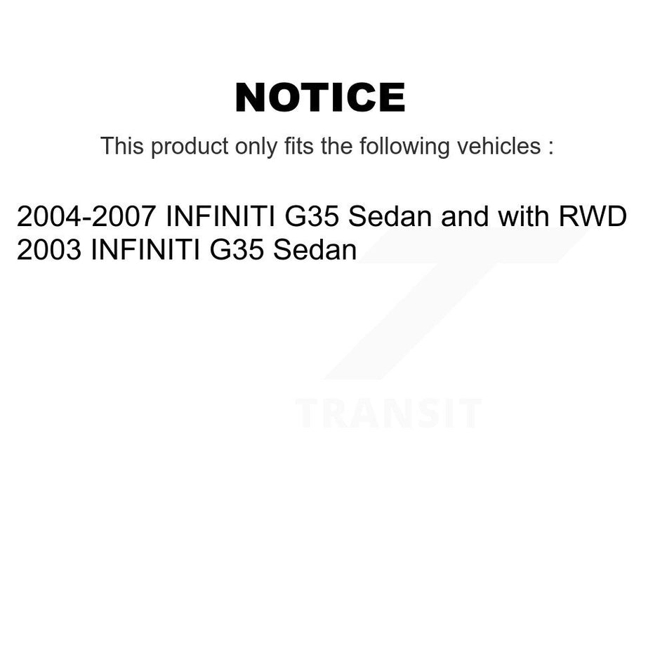 Front Right Lower Rearward Suspension Control Arm Ball Joint Assembly TOR-CK621341 For INFINITI G35