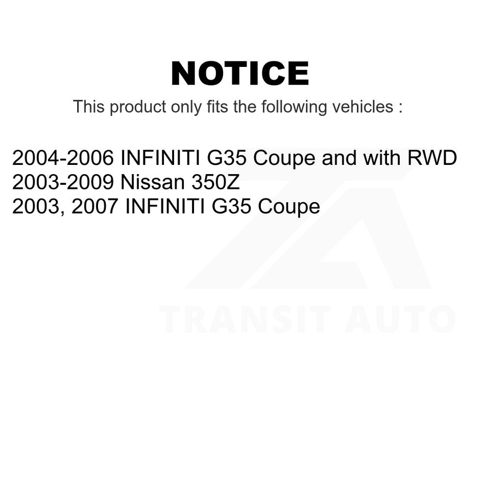 Front Right Lower Rearward Suspension Control Arm Ball Joint Assembly TOR-CK621372 For INFINITI G35 Nissan 350Z