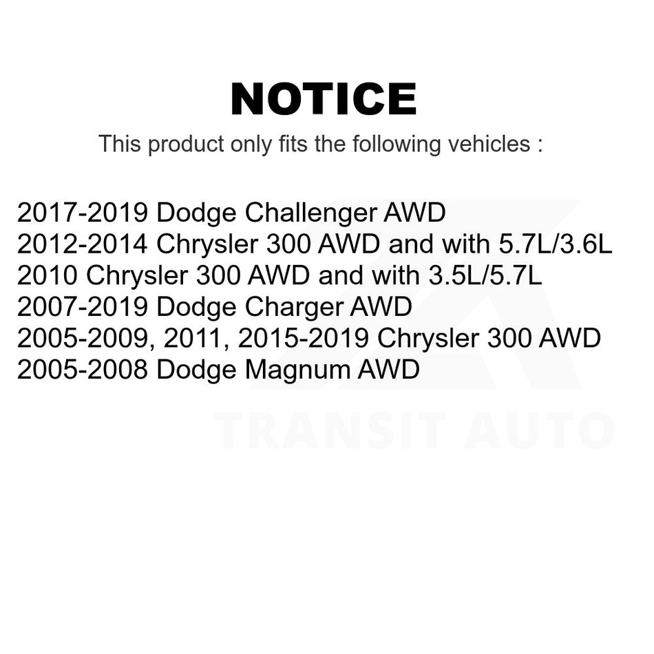 Front Left Upper Suspension Control Arm Ball Joint Assembly TOR-CK621537 For Dodge Charger Chrysler 300 Challenger Magnum