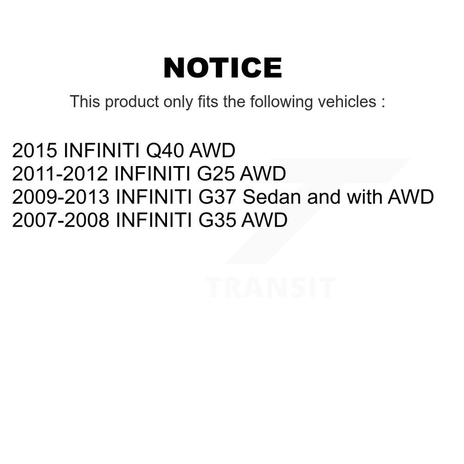 Front Left Lower Suspension Control Arm Ball Joint Assembly TOR-CK622552 For INFINITI G37 G35 G25